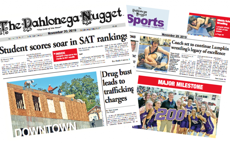 THE NOVEMBER 20 EDITION OF THE DAHLONEGA NUGGET IS OUT NOW. CHECK OUT THIS WEEK'S ARTICLES