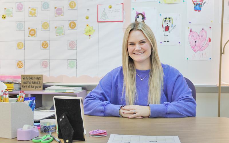 Lumpkin County Middle School’s Liz Stroud is the district’s 2025 Teacher of the Year award winner.