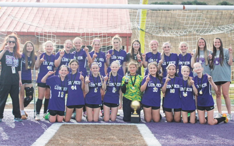 The Lumpkin County Middle School girls soccer team went undefeated this season, never giving up a single goal on their march to the Mountain League Championship.