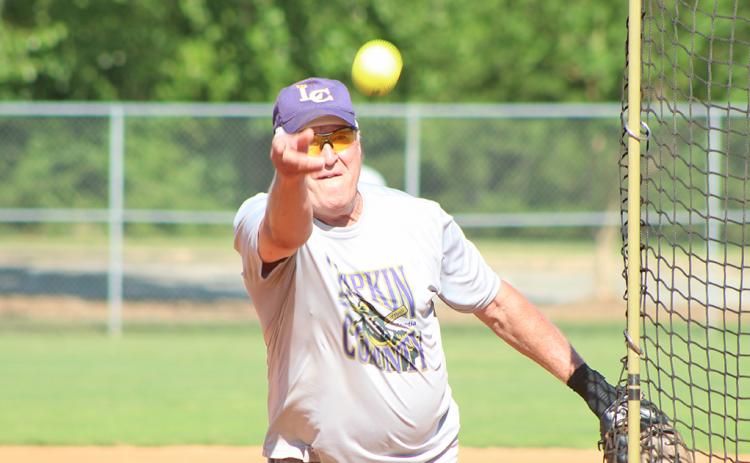 Lumpkin County Miner pitcher Larry “The Rocket” Rodgers and Jimmy “Four Quarters” Dollar have proven themselves to be one of the best pitching rotations in the Clayton League this season.