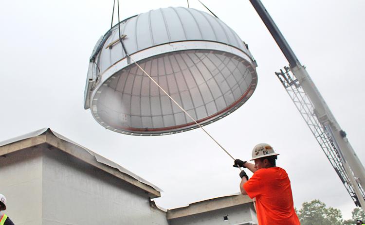 Rising the Roof at new UNG observatory