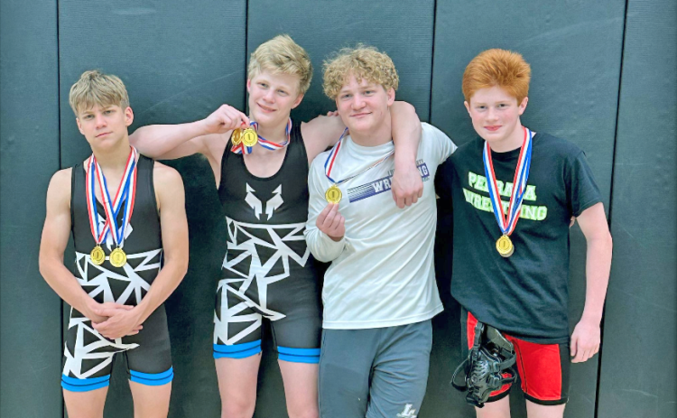 Lumpkin County’s Liam Nielsen, Xander Nielsen, Nathan Nielsen and Aiden Marshall had a successful Freco tournament in Commerce.