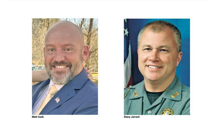 Lumpkin County voters will choose between incumbent Stacy Jarrard and challenger Matt Cook in the race for sheriff.