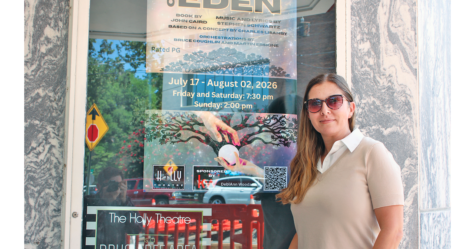 Executive Director Sarah Christopher is ready to recruit fresh talent for The Holly’s historic stage.
