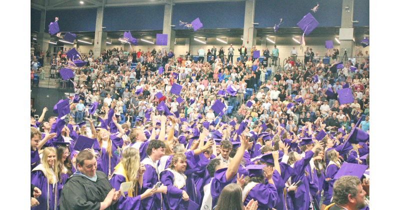The Lumpkin County High School Class of 2026 celebrated their years of hard work and successes at the recent graduation ceremony held at the UNG Convocation Center on Friday, May 22.