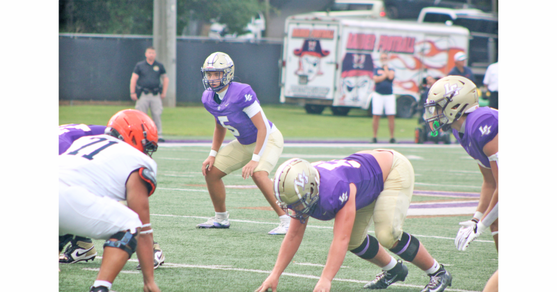 Gannon Melanson led his Lumpkin County team in total tackles with 11 against Habersham Central.