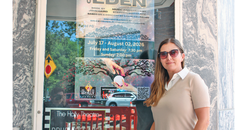 Executive Director Sarah Christopher is ready to recruit fresh talent for The Holly’s historic stage.