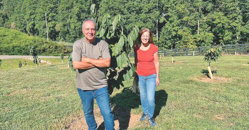 Sam Zamarripa and Leslie Kirschner will soon be delving into all things pawpaw at an upcoming special event at Doghobble Wine Farm.