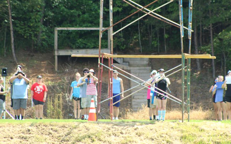 Band of Gold members have been hard at work trying to perfect this season’s halftime show. From learning the new musical pieces to getting down their steps, drills and choreography, members of the LCHS band have worked tirelessly to make “An Artist’s Journey” come to life.