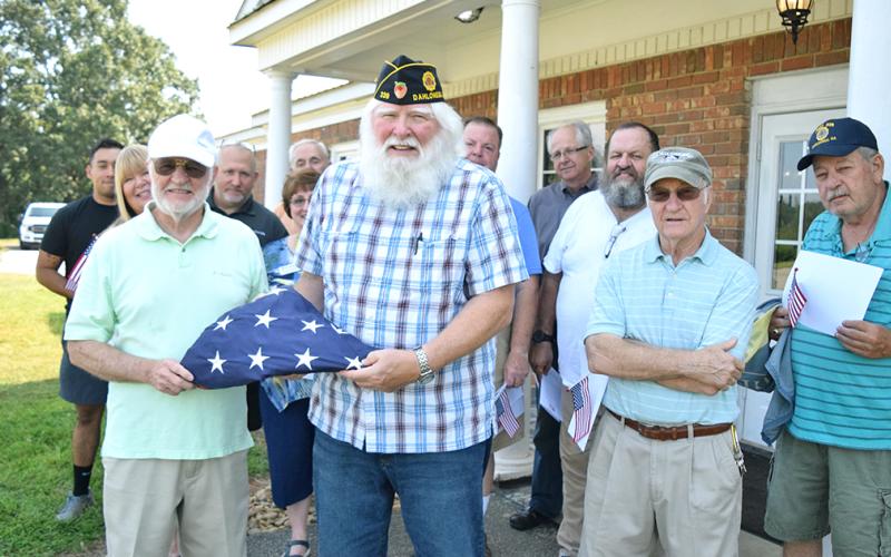 New flagpole dedicated in Dahlonega on September 11