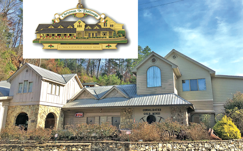 Consolidated Gold Mine in Dahlonega was chosen as this year's CHP ornament