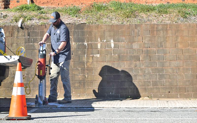 The City of Dahlonega is in the process of installing 13 parking meters on Maple Street and West Main Street.