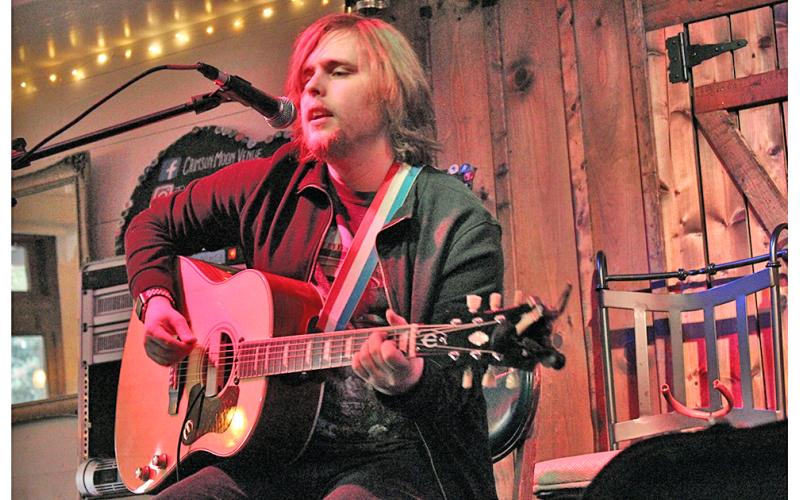 Tyler Sloan plays a Friday night set at The Crimson Moon as one of the headliners for the night. Sloan says he grew up on that stage, so coming back to perform there now is special.