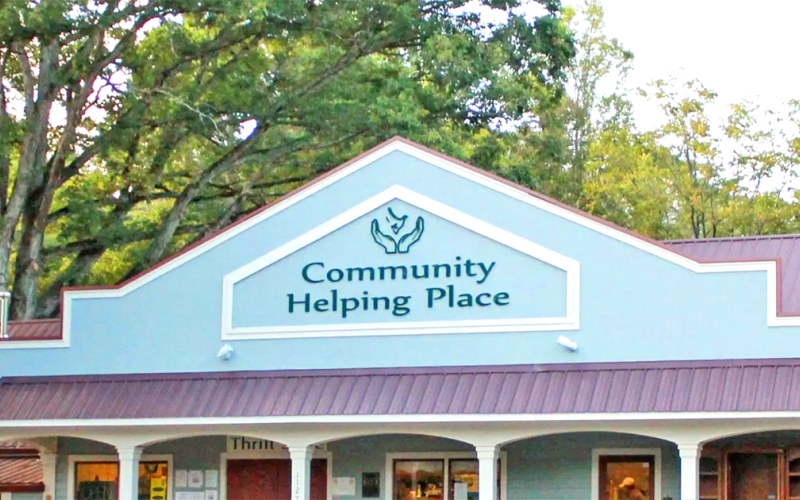 The Community Helping Place thrift store normally helps raise funds for the organization's food pantry.