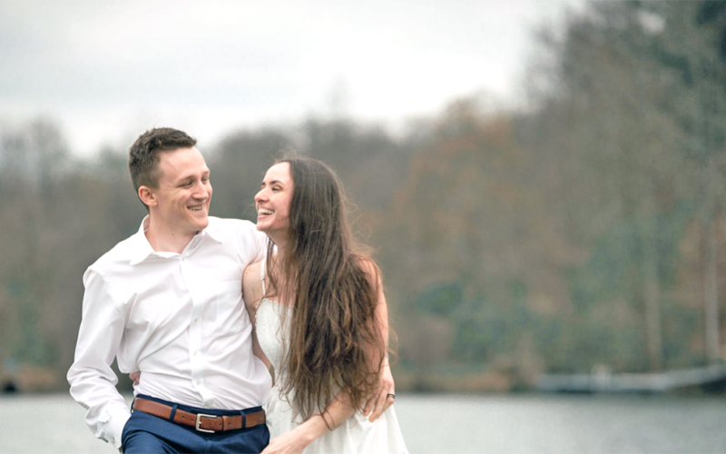 It wasn’t easy but Trey and Brittany Greer found a way to get married in the midst of a pandemic by shifting their plans and taking their ceremony to Facebook Live. (Photo by Bethany O'Bryant Photography)