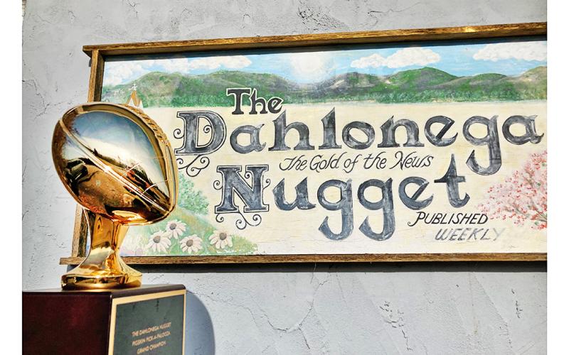 Nugget football trophy