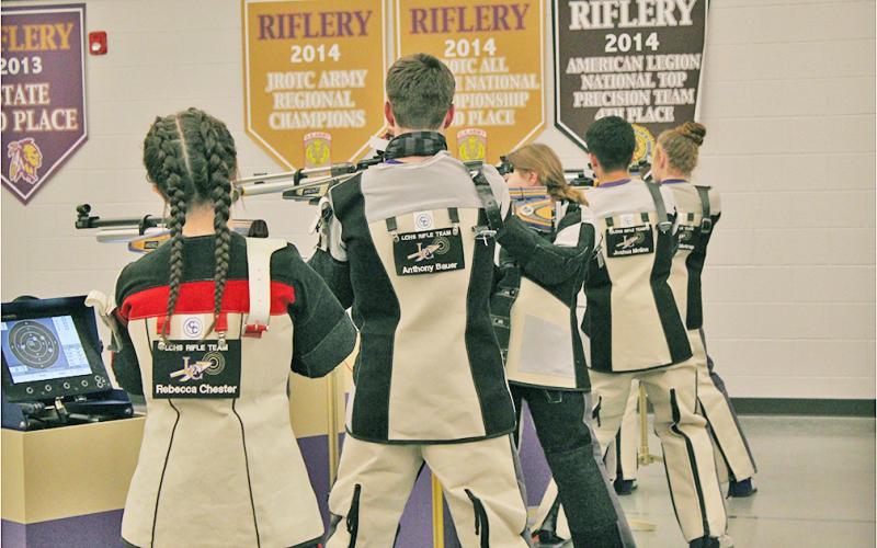 The Lumpkin County High School rifle team extended its undefeated record with its seventh win of the year with a victory over Parkview High School.