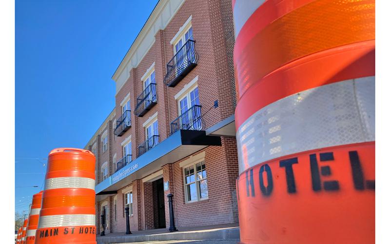 The new Holiday Inn Express and Suites along East Main Street in Dahlonega could open for business as early as mid-February.
