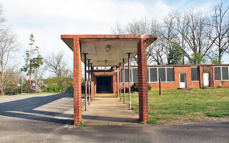 The city schoolyard property near downtown has sat unused for years.