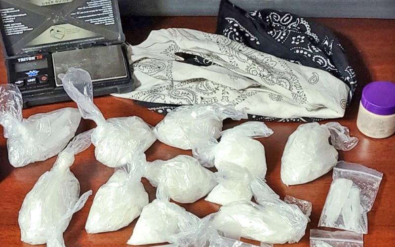 A search last week turned up an estimated $30,000 worth of methamphetamine, which was reportedly ready for distribution.
