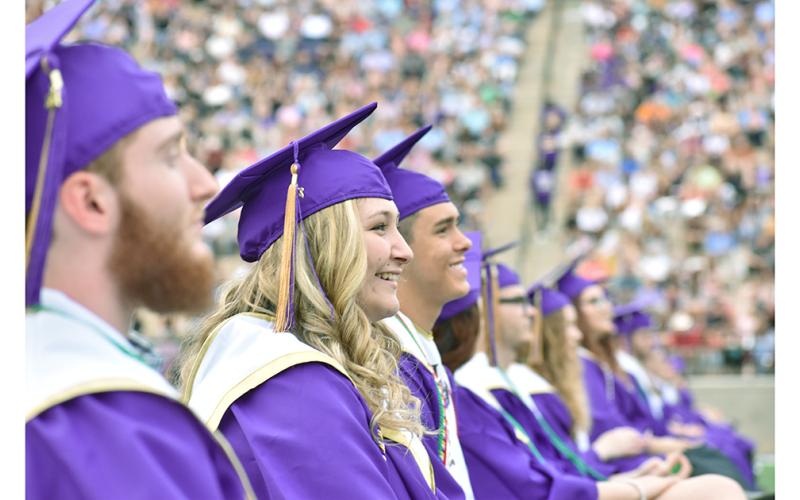 Lumpkin County High School graduation (photo by John Bynum)