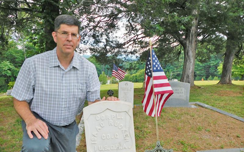 Chris Worick, chair of the cemetery committee has spent time researching the history behind those buried in the unmarked graves.