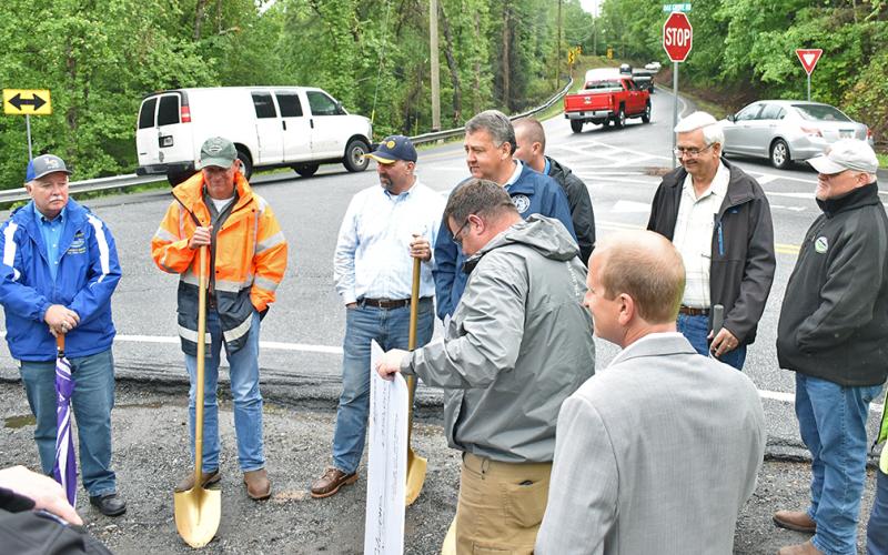 Representatives from the county, city, and the state met recently to break ground on the new roundabout at the intersection of Oak Grove Road and Highway 19-Business.