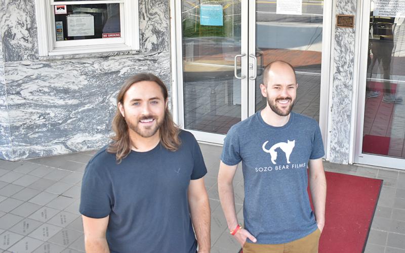 Lights, cameras, and action will return to The Holly Theatre next week as the Sozo Bear Films duo of Brad Kennedy (left) and Luke Pilgrim host the 4th Annual Night At The Movies in Dahlonega.