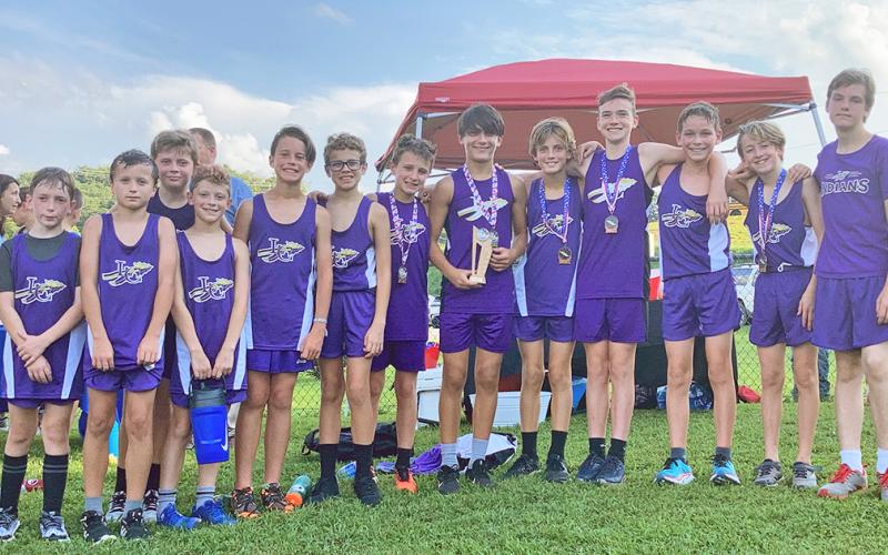 The LCMS Boys Cross Country team continued its undefeated season, winning its last two meets at Fannin and White County, leading up to the Region Championship on Tuesday.