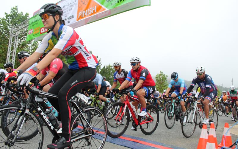 Cyclists will once again ride through the backroads and hills of Dahlonega and other surrounding areas during this Sunday's Six Gap Century.