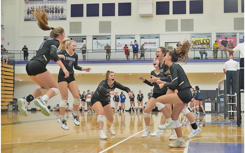 Coming out with an unmatched energy, the Indians started out strong in their match against North Forsyth during the Coal Mountain Tournament. Despite falling to the Raiders in straight sets, the Indians proved competitive with the AAAAAAA team, playing some of their best volleyball of the season in the match.