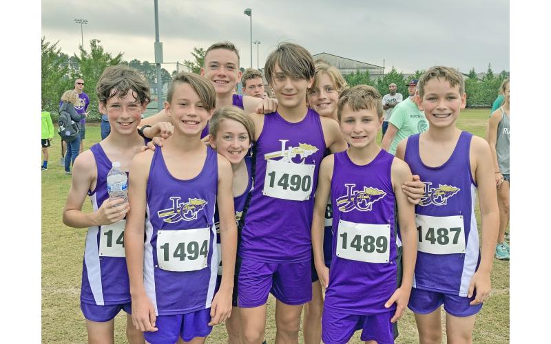 The LCMS Boys Cross Country team claimed a ninth place finish in the state with their performance at the Georgia Middle School State Cross Country Championships on Saturday.