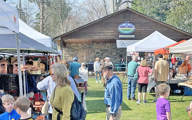 Art in the Park is back at Hancock Park as local artists bring their works to the downtown greenspace.
