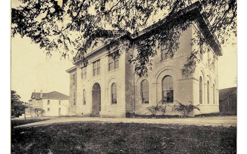 Bostwick Hall once sat on the campus of North Georgia College.