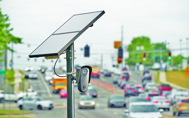 Lumpkin County Sheriff's Office is now contracted with Flock Safety, "a public safety operating system that helps communities and law enforcement...eliminate crime, protect privacy and mitigate bias," who provide roadside surveillance cameras as pictured above.