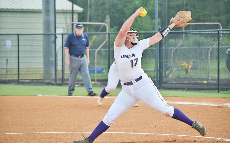 Lumpkin County pitcher Natalie Shubert has been a standout for the team in the early part of the season.