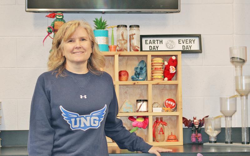 Dr. Cas Alldred achieved remarkable results with her freshman AP Environmental Science class last year.