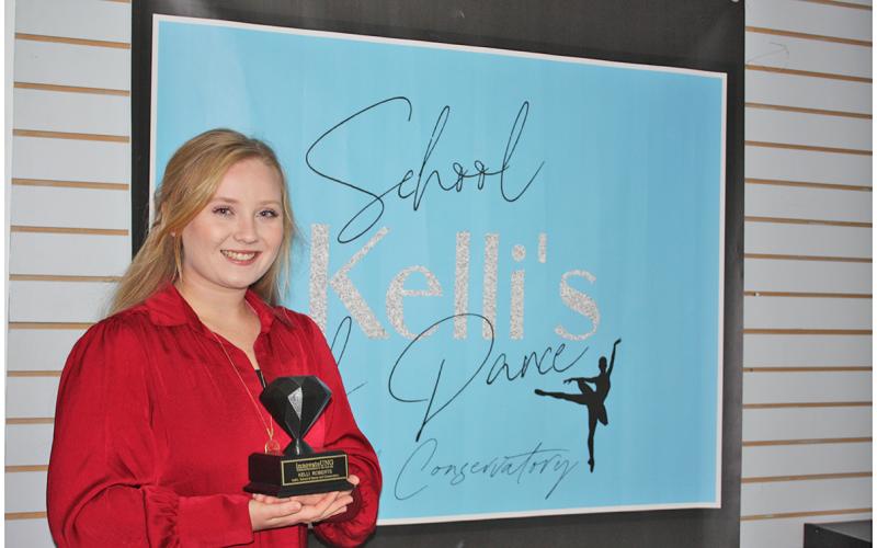 Dance instructor Kelli Roberts was recently recognized for her business savvy by her alma mater, the University of North Georgia.
