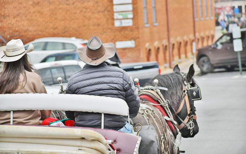 Business has been brisk for David Kraft’s carriage ride company. But he says the City’s request that he move to a new hitching spot has caused complications.