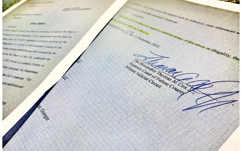 Supreme Court Judge Thomas A Cox Jr. declared that the paperwork was valid that the City submitted to the state in order to continue the 75%/25% split for LOST tax revenue.