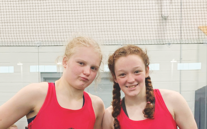 LCHS wrestlers—and sisters—Greta Garbuzovas (left) and Nora Garbuzovas both had standout performances at last week’s tournament.