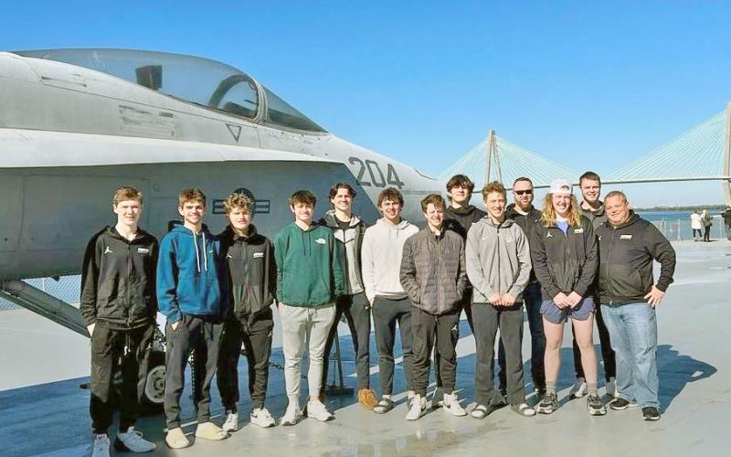 The Lumpkin County boys basketball team visited several historical places while in Charleston for the Carolina Invitational.
