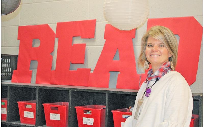 Daphney Faulkner serves as both a P.E. teacher and EIP reading instructor at Blackburn Elementary School.