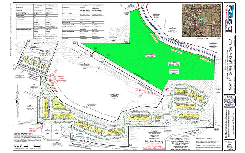 The City received a land-use application recently for a new 325-unit housing complex that is in the works for downtown Dahlonega.