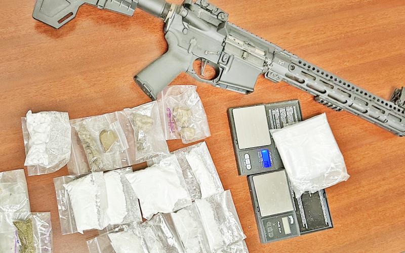 A search of a Lewis School Road residence turned up a sizable amount of illegal drugs last week, according to officials from the Lumpkin County Sheriff’s Office.