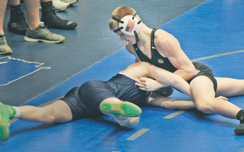 Lumpkin’s Xander Nielsen earned a third place finish for the middle school team last week.