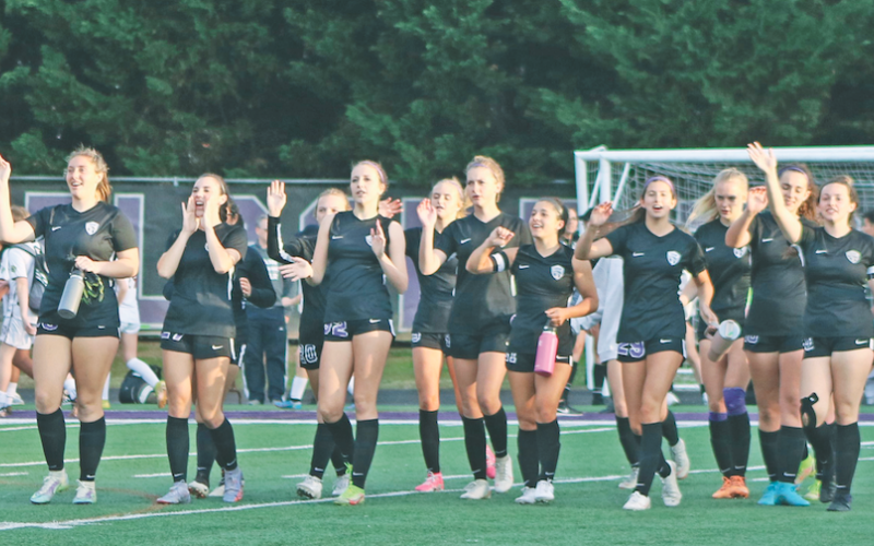 The Lumpkin County High School varsity girls soccer team finished with an outstanding 12-2-1 record this season.
