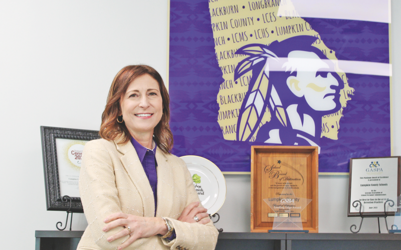 Current Deputy Superintendent of Lumpkin County Schools Sharon Head will be elevated to the role of Superintendent on January 1, 2024, replacing Dr. Rob Brown.