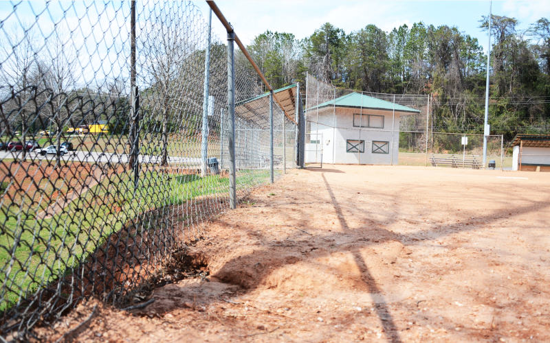 Field 5, near the Senior Center, will receive repairs so that the senior softball teams can resume playing games there next year.