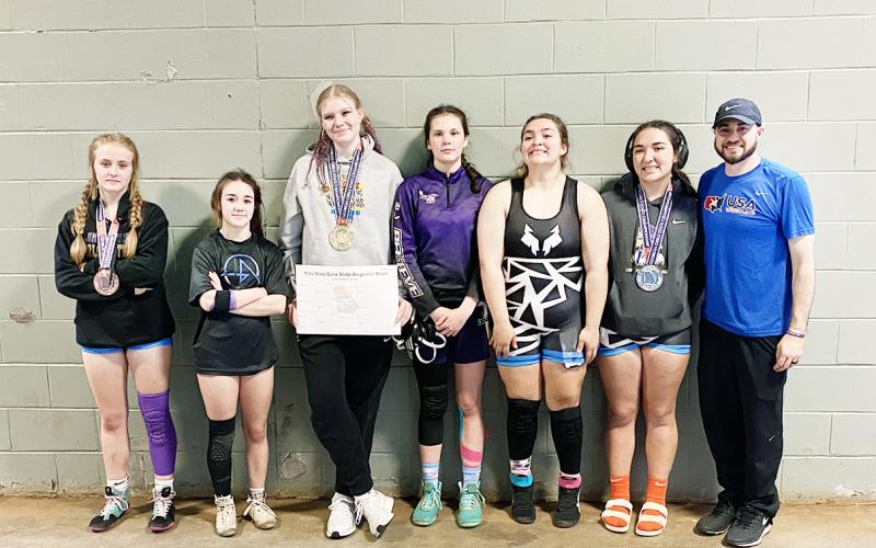 The Lumpkin County girls team included several Top-5 finishers.